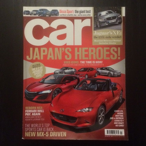 Car Magazine March 2015 used, English
