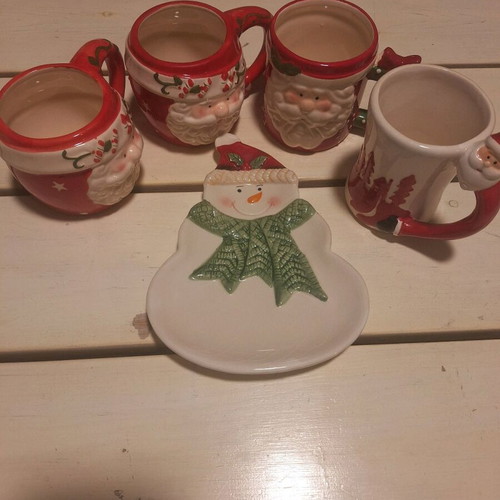 Christmas kitchenware new, set of 5 pieces