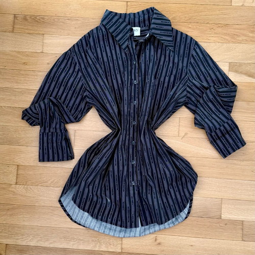 Mallory The Label striped shirt size M like new