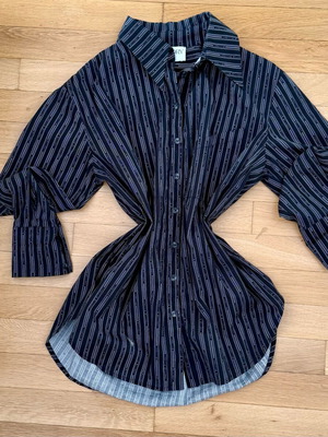 Mallory The Label striped shirt size M like new