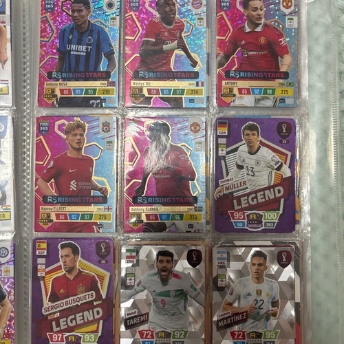 FIFA 365 football cards like new, album with 270 cards and 350 loose