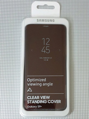 Θήκη Samsung Galaxy S9+ Clear View Standing Cover καινούργια, μωβ