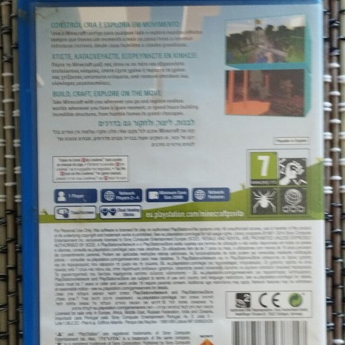 Minecraft PlayStation Vita edition game