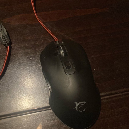 White Shark gaming mouse with RGB lighting, wired, like new