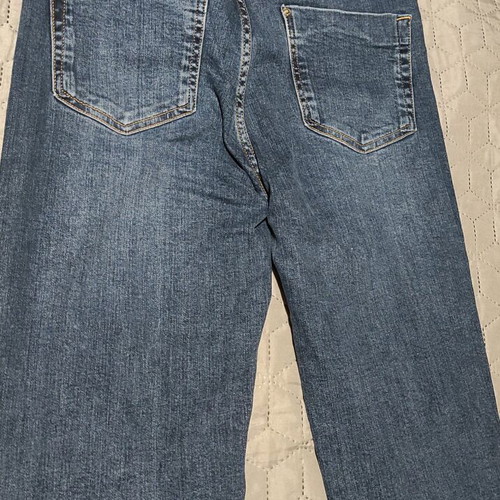 Zara high-waisted flare jeans size 38 like new, blue