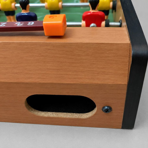Mini Wooden Table Football 34x22cm like new