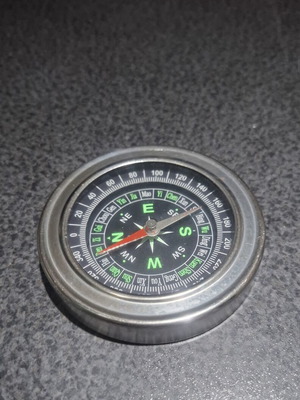 Metal Compass Feng Shui 7.5cm like new