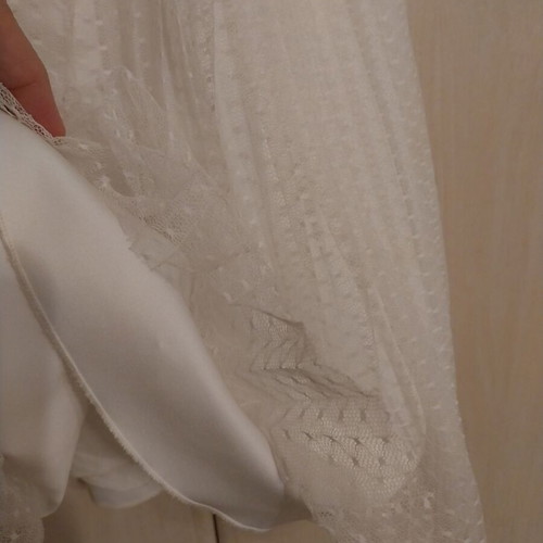 Abel & Lula baptism dress 5 years new, white with lace and tulle