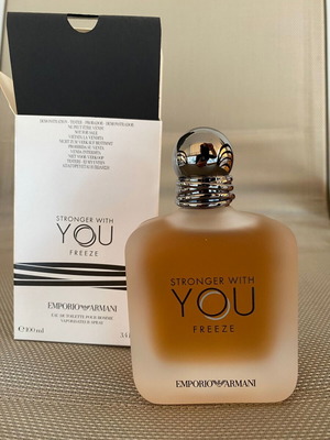 Emporio Armani Stronger With You Freeze EDT Tester 100ml nearly new