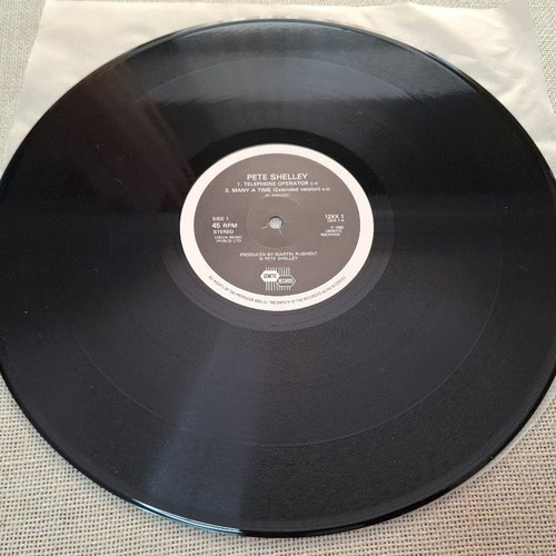 Pete Shelley Telephone Operator 12' βινύλιο, ηλεκτρονική