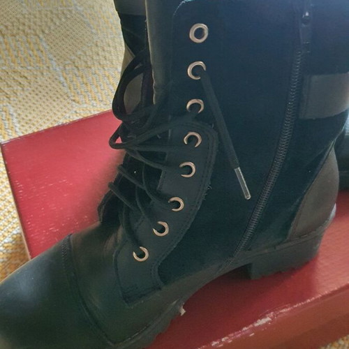 Commanchero Original leather ankle boots like new, black, size 37