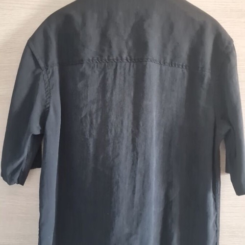 Zara men's short-sleeve shirt black oversized size S like new