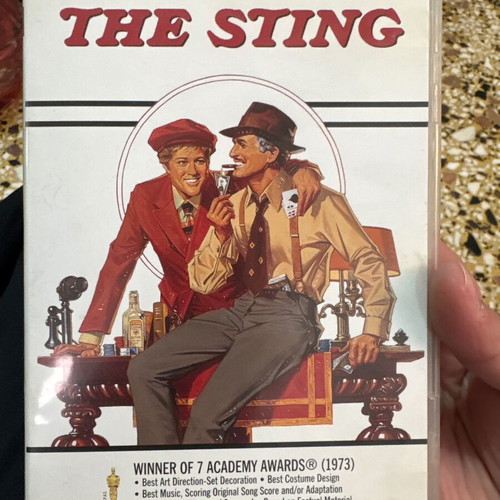 The Sting DVD like new with Greek subtitles, classic 1973 movie
