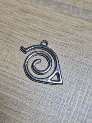 Naruto charm silver, like new