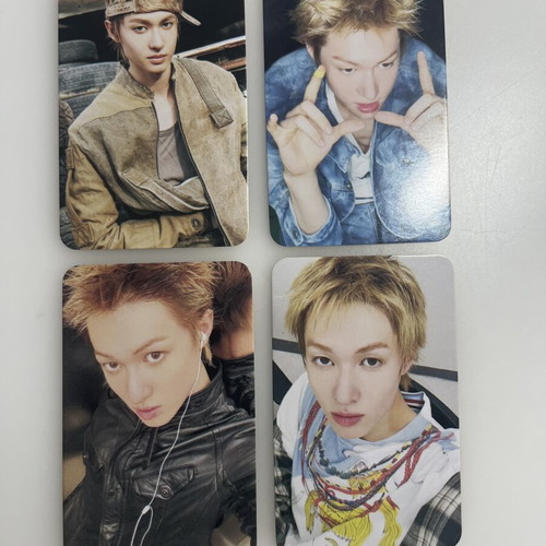 K-Pop Photocards Set, 4 pieces, glossy finish