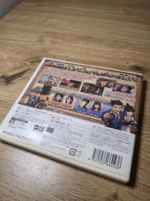 Prof. Layton vs Ace Attorney Nintendo 3DS game like new, Japanese