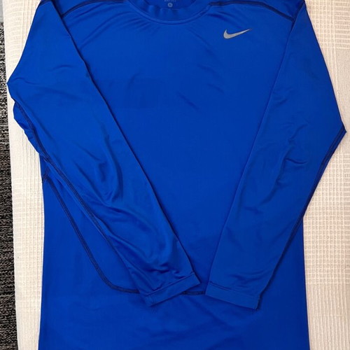 Nike Dry-Fit long sleeve shirt used, size L, blue