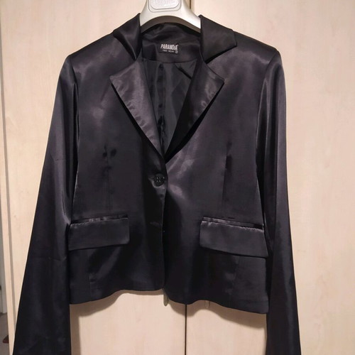 Paranoia Satin Jacket Black Like New, Size L