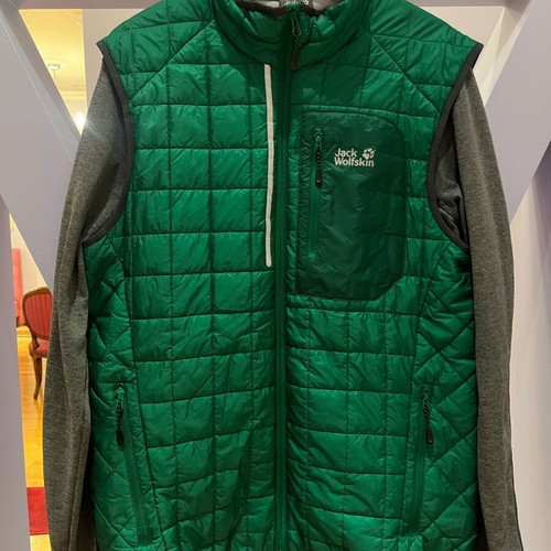 Jack Wolfskin Stormlock 3 in 1 Jacket men’s like new, gray/green, size L