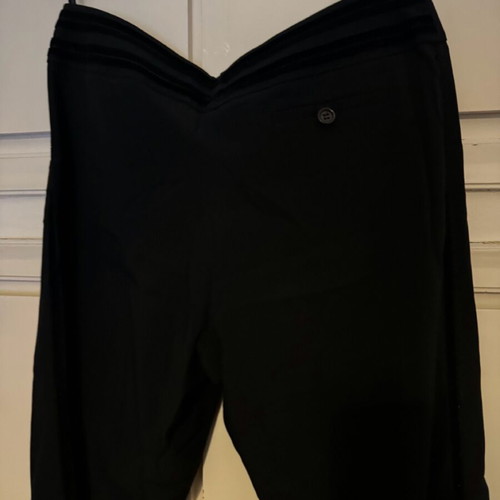 Karen Miller suit used black with velvety details