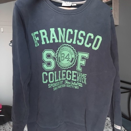 Shine sweatshirt size S, like new, black and blue