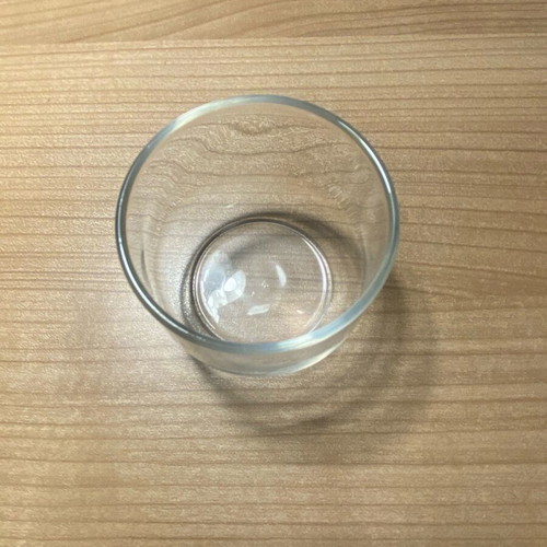 Collectible glass tealight holder Swissair like new
