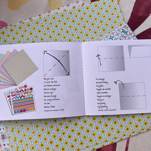 Djeco Origami paper sets used, colorful sheets for crafts