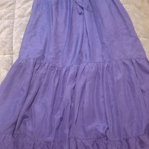 Women's airy summer silk dress like new, purple size M