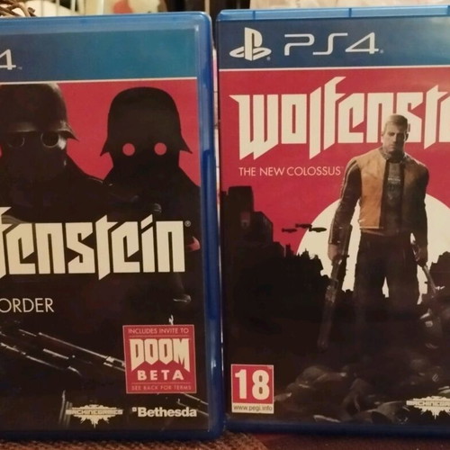Wolfenstein game pack like new for PlayStation 4