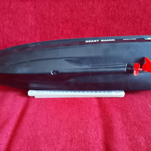 Antique Coast-Guard Italy toy ship 1985-1990 new, 50 cm