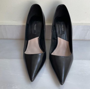 Δερμάτινες γόβες ZARA No37 - 9cm τακούνι