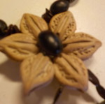 Flower necklace 50cm