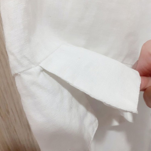 Anonima linen women's blouse white size L like new