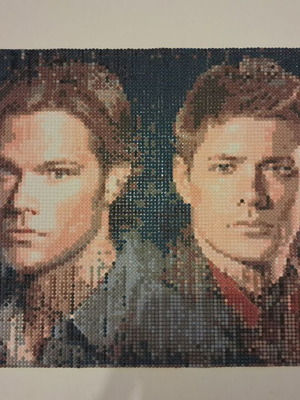 Dean & Sam Winchester Supernatural Diamond Art