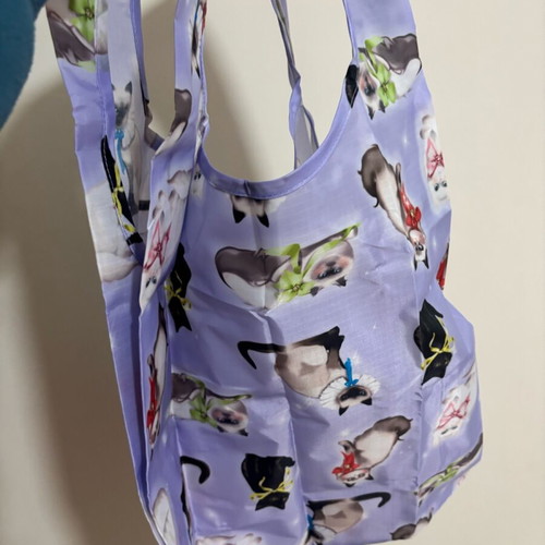 Baggy shoulder bag new, purple
