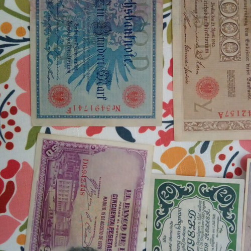 Collection of banknotes like new from Greece