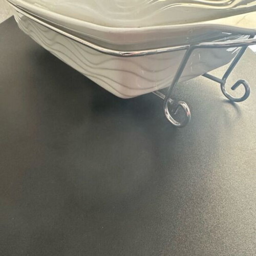 Porcelain platter with base new, heavy
