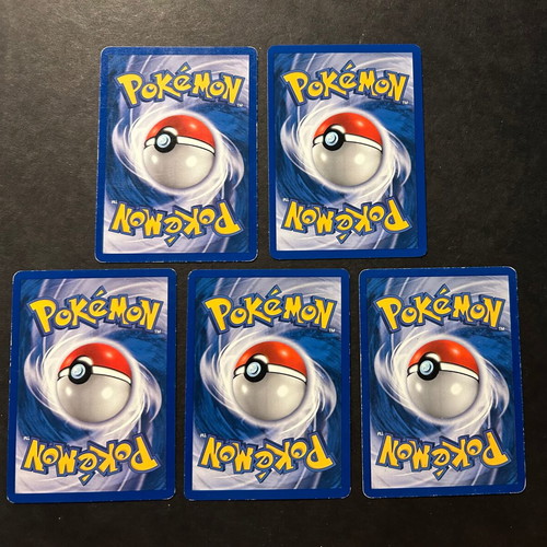 Brock’s Pokémon card set, pack of 5