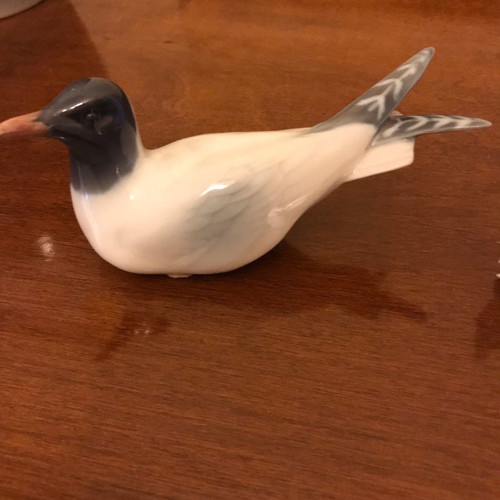 Original Copenhagen porcelain decorative bird used