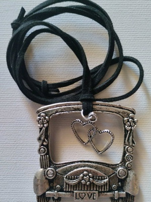 Silver necklace pendant unique and impressive