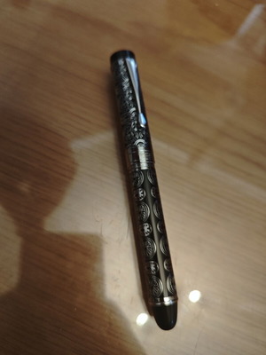 Iridium Point pen Germany with ornate embossed decoration like new