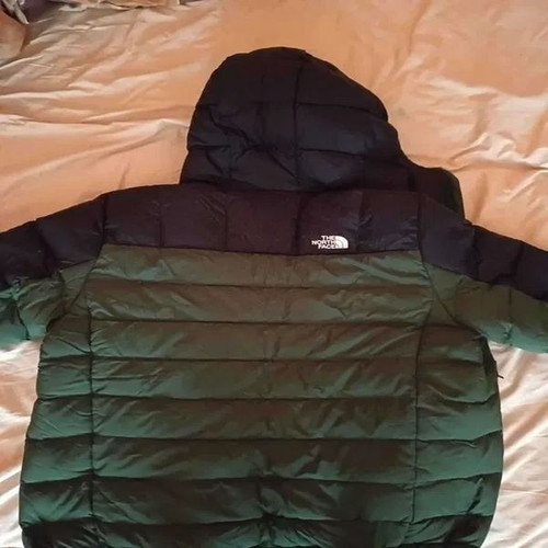 The North Face jacket dark green, like new, size L