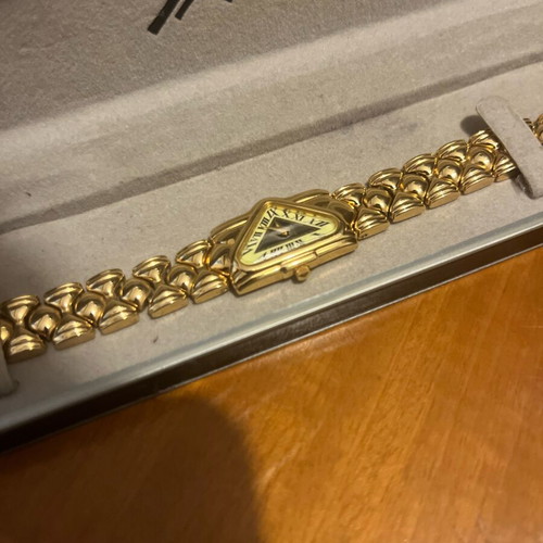 Westar vintage γυναικείο ρολόι Swiss Quartz 18K Gold Electro Plated μπρασελέ σαν καινούργιο