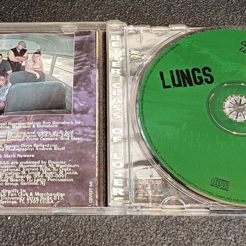 L.U.N.G.S. Better Class Of Losers CD used, metal/crossover