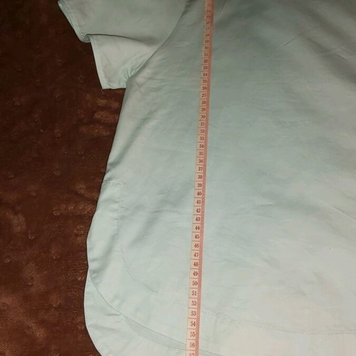 Philosophy blouse medium poplin turquoise like new