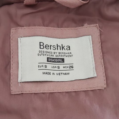 Bershka quilted vest, sap green color, size S