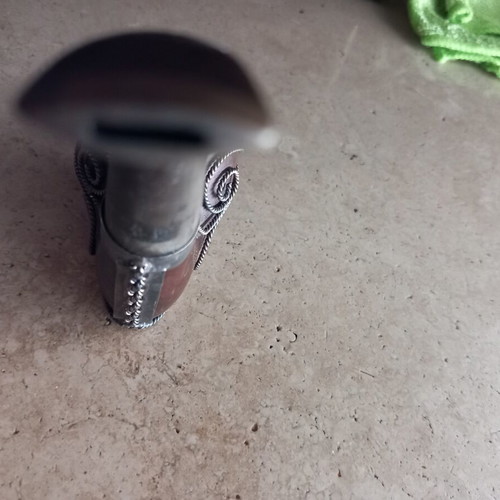 Decorative pipe with metallic elements, new