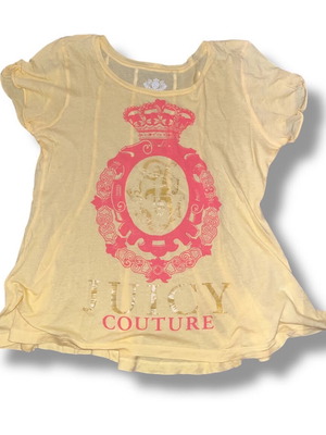 Juicy Couture T-shirt like new, yellow, size XL