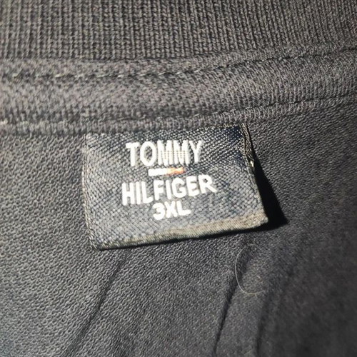 Tommy Hilfiger polo shirt, long sleeve, 3XL, slim fit, blue