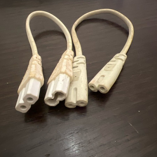 Apple power adapter extension cables used, pack of 2, white